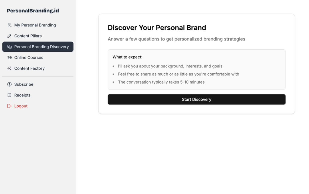 Personal Branding Video